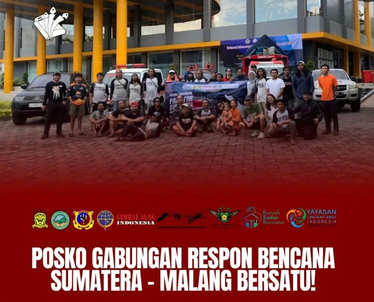 Posko Gabungan Respon Bencana Sumatera – Malang Bersatu!